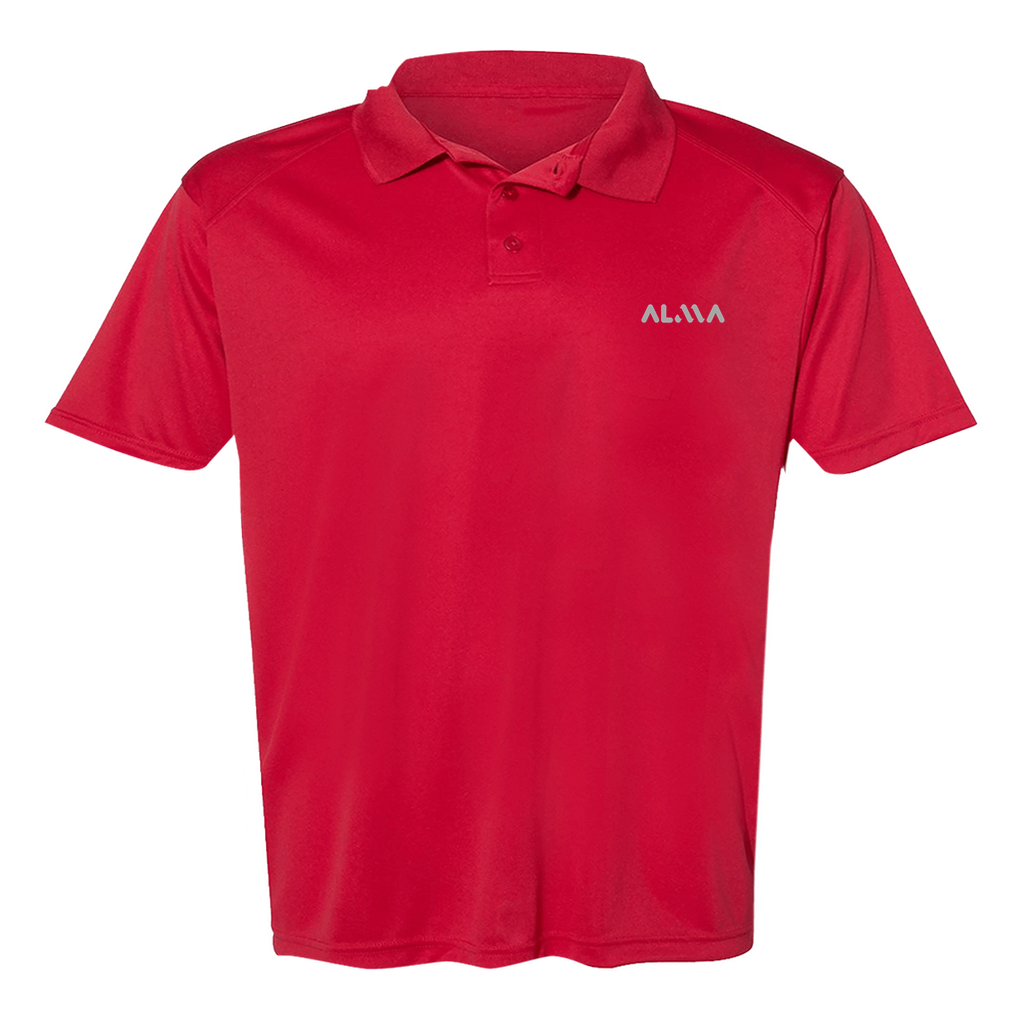 Men's Poly Buttoned Polo I Alma Brand