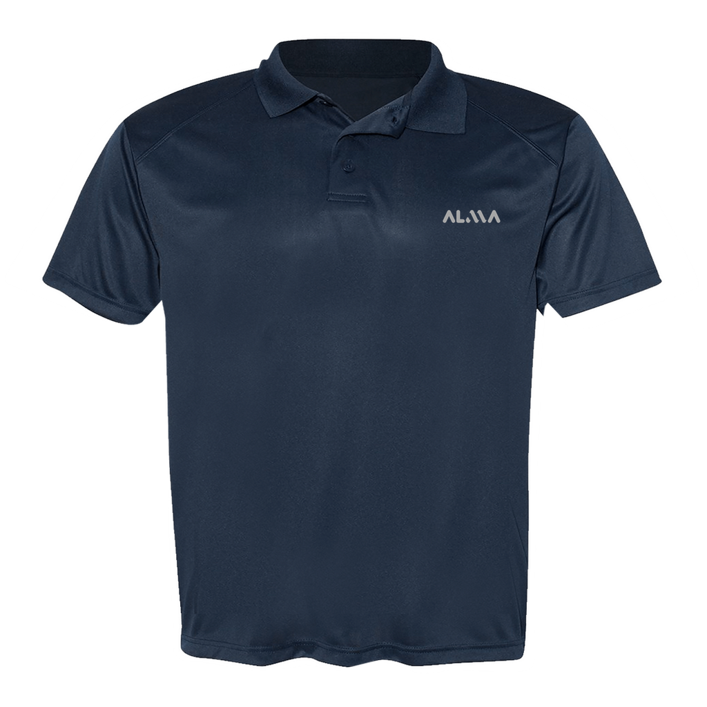 Men's Poly Buttoned Polo I Alma Brand