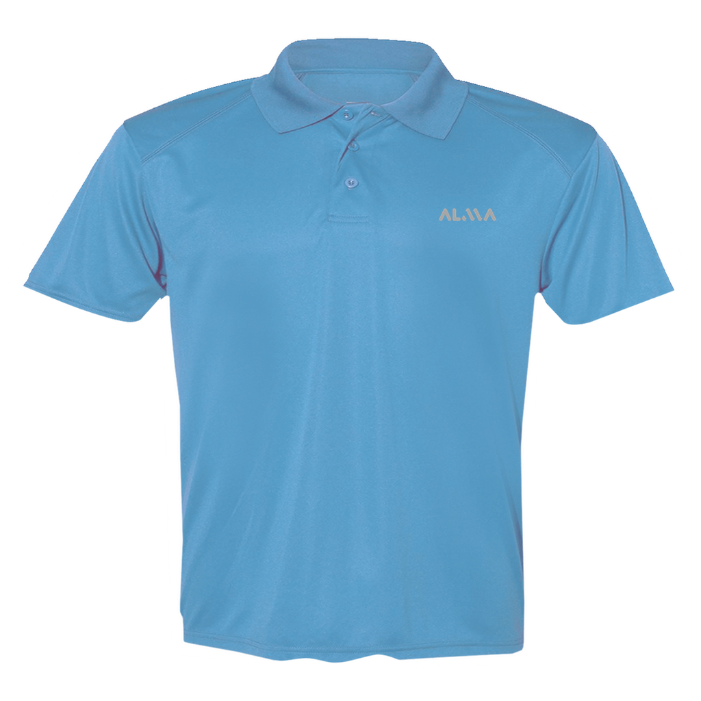 Men's Poly Buttoned Polo I Alma Brand