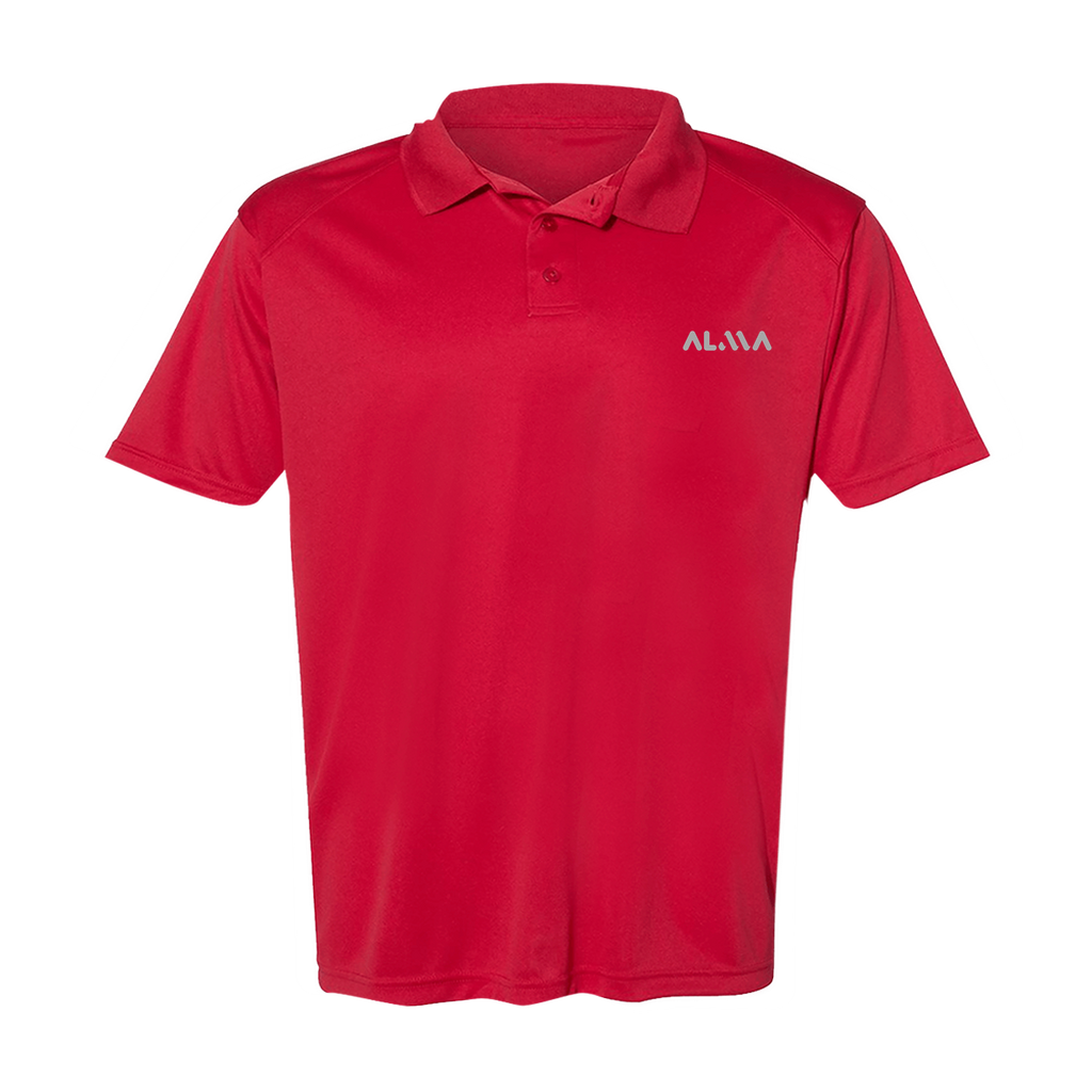 Men's Poly Buttoned Polo I Alma Brand