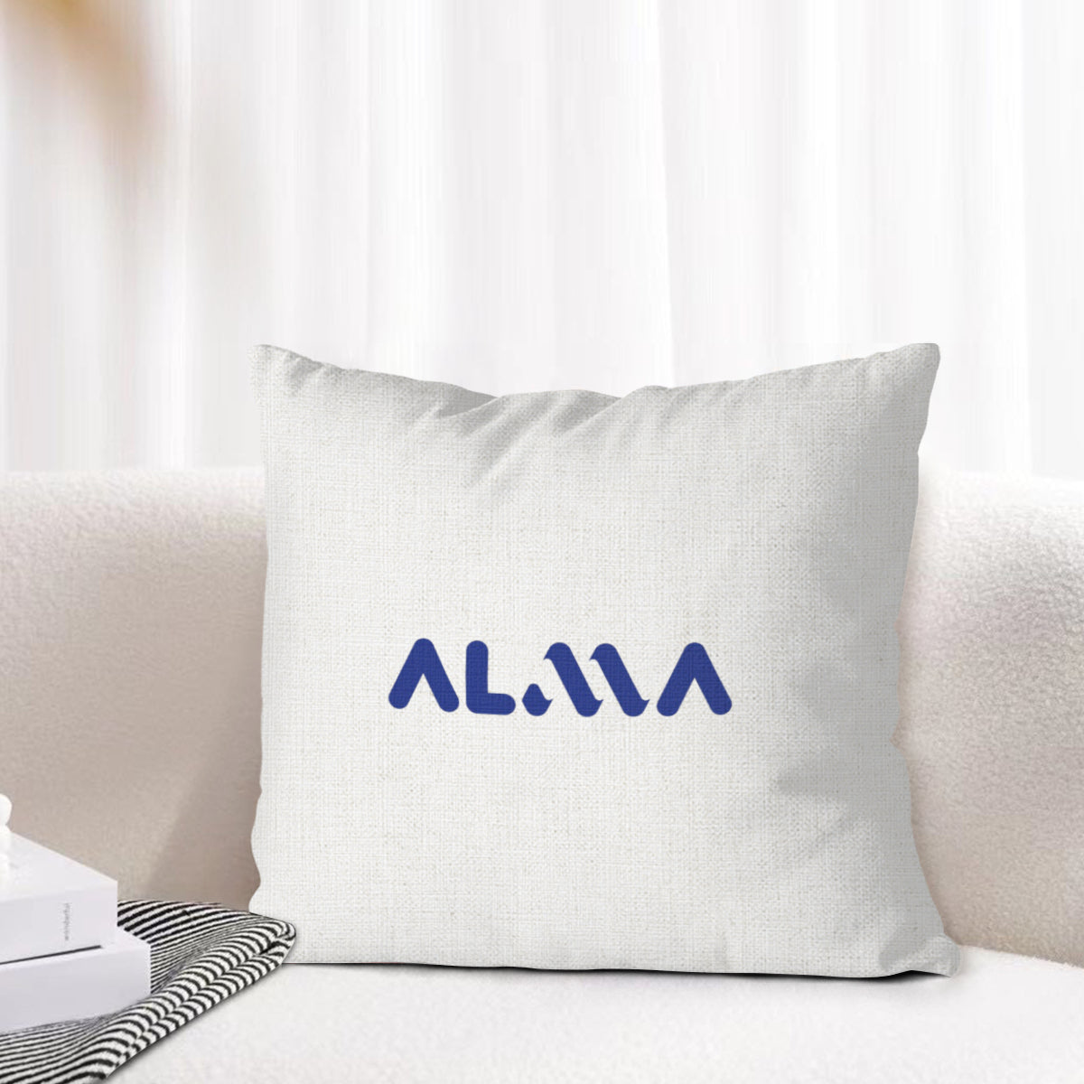 Cushion cover - beige (double-sided)｜Alma Brand