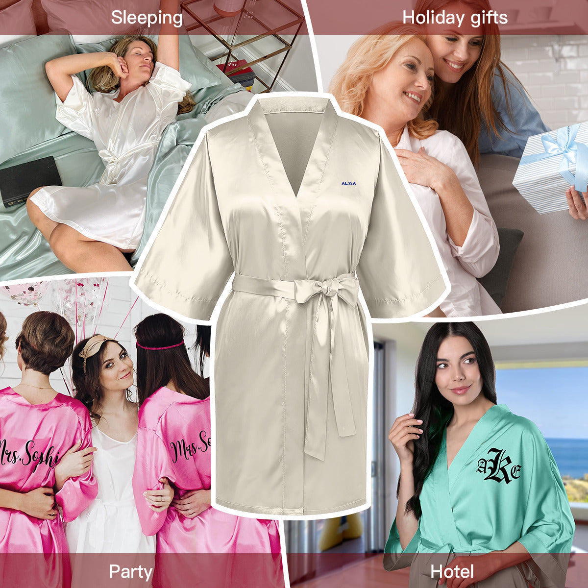 Women's Pajama Robe Alma Brand 24044