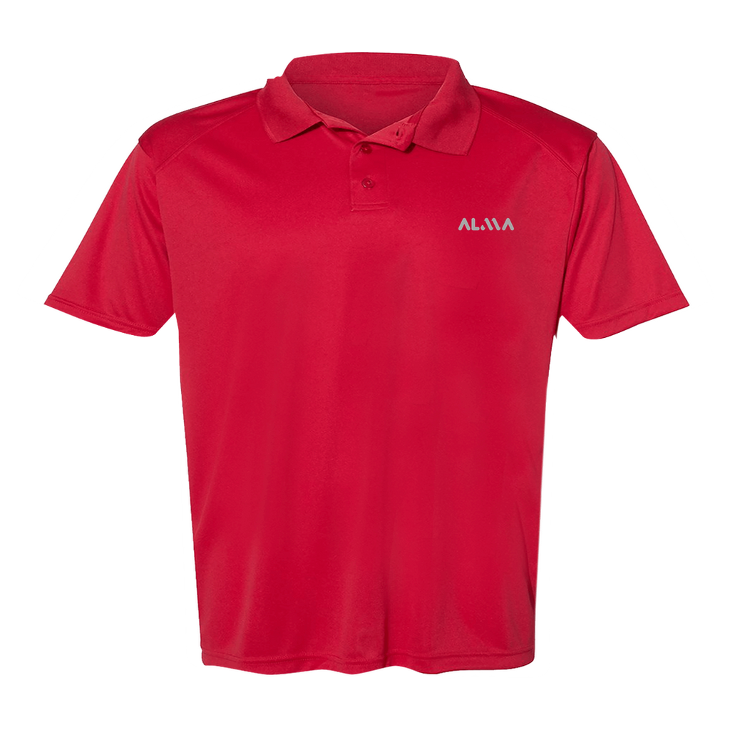 Men's Poly Buttoned Polo I Alma Brand