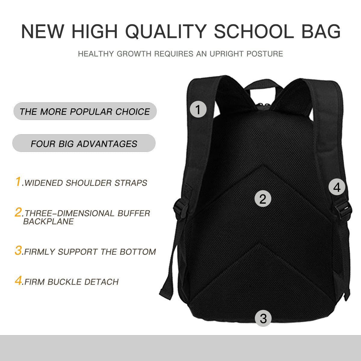 Lightweight Casual Backpack + Insulated Lunch Bag + Pencil Case Combo Series | Alma Brand