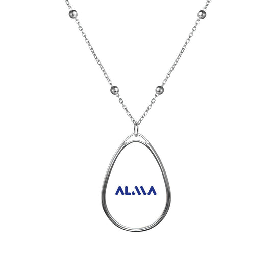 Personalized Oval Necklace,Teardrop Shape Necklace | Alma Brand