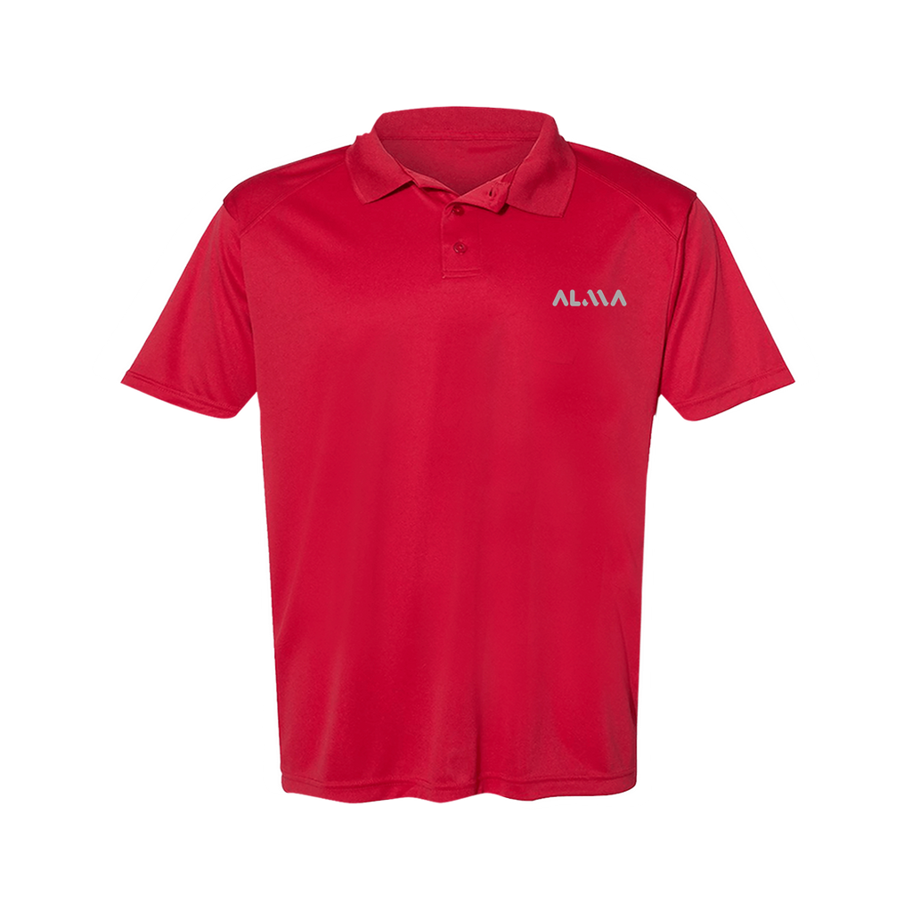 Men's Poly Buttoned Polo I Alma Brand