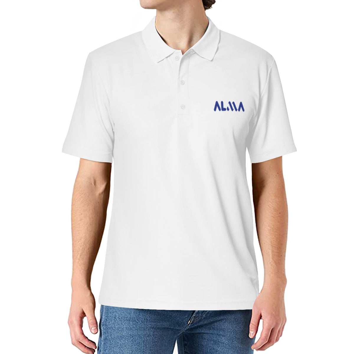 Men's Polo Shirt Alma Brand 24013