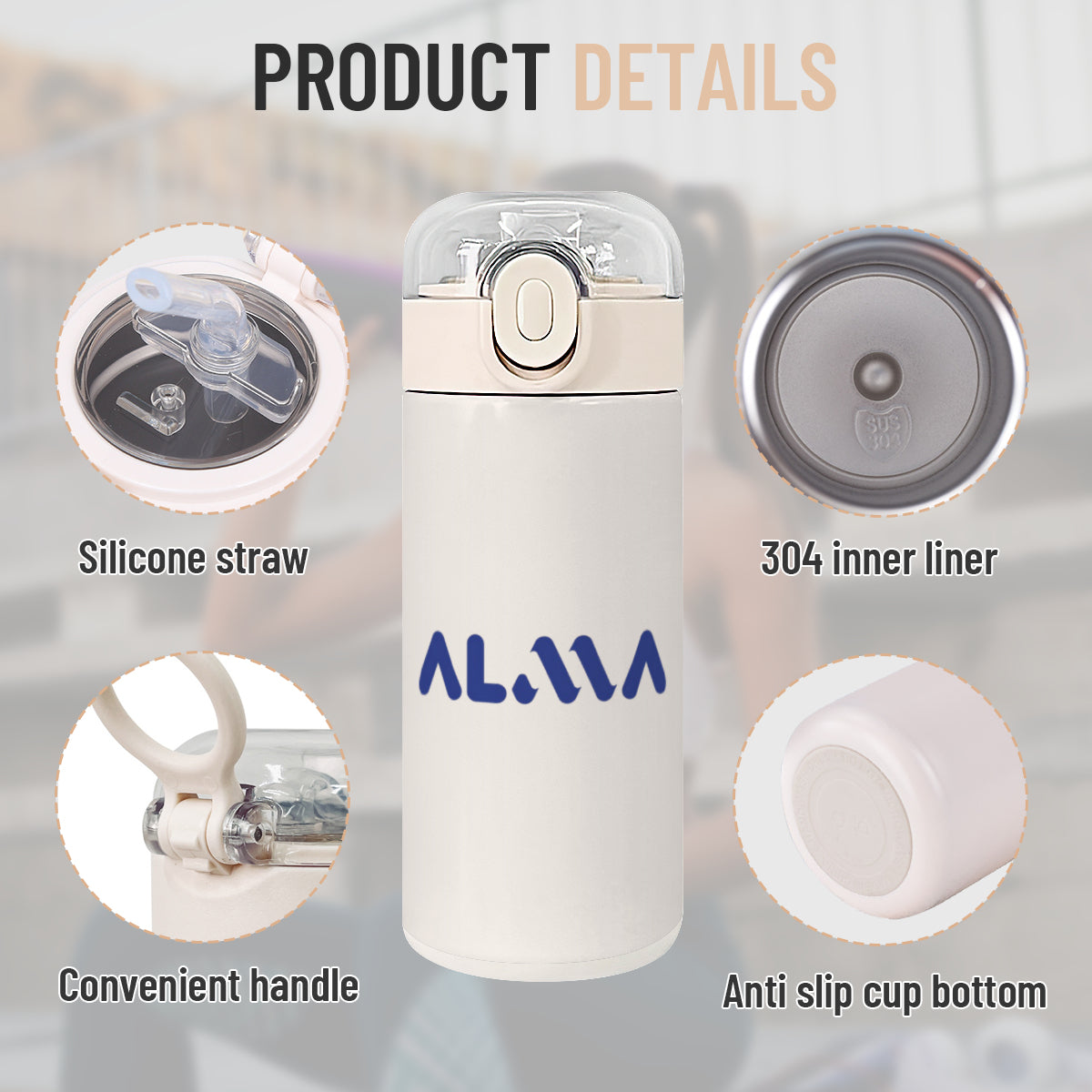 Personalized Insulated Tumbler,Stainless Steel Vacuum Insulated Mug（11oz/320ml)| Alma Brand