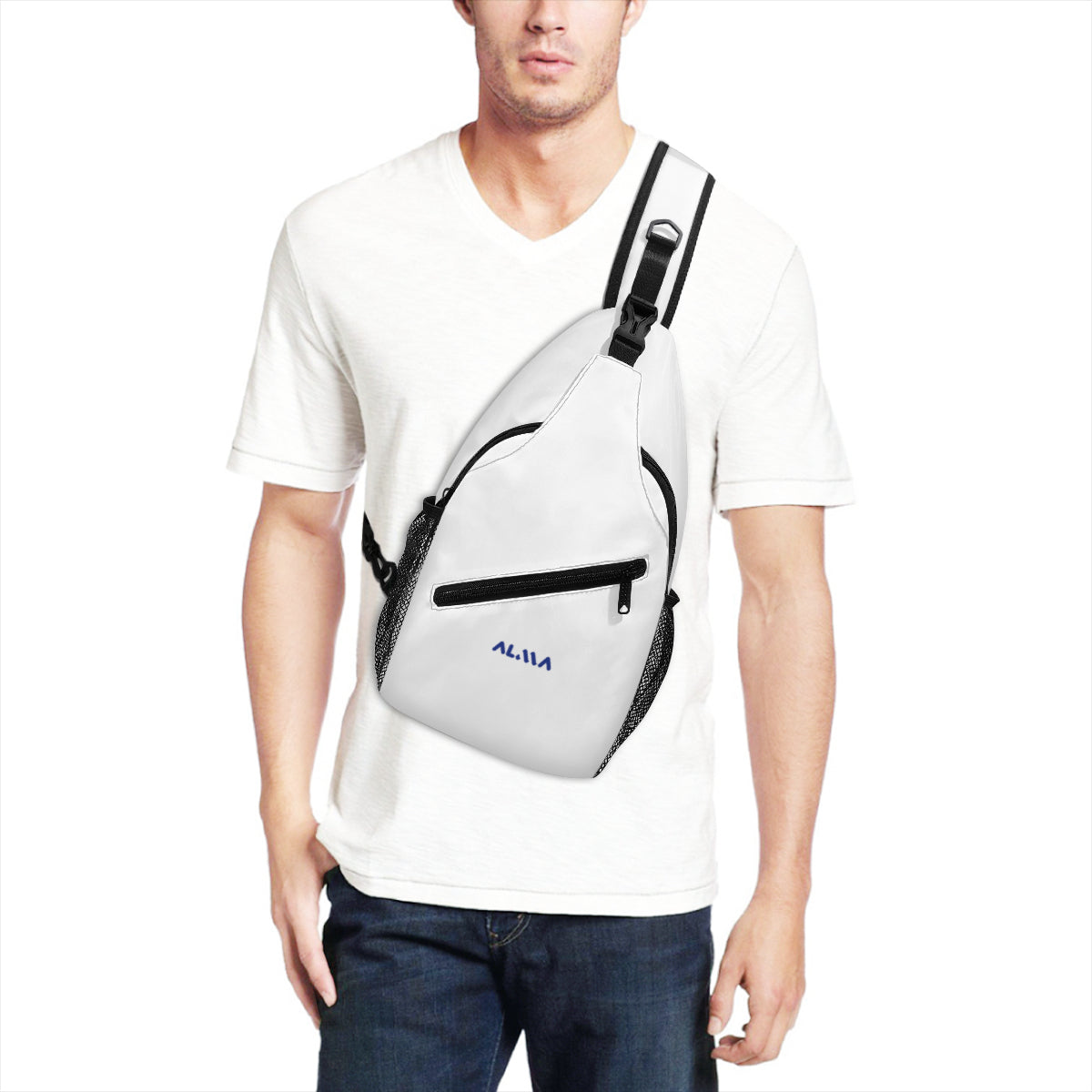 Men's Casual Cross Front Chest Bag｜Alma Brand