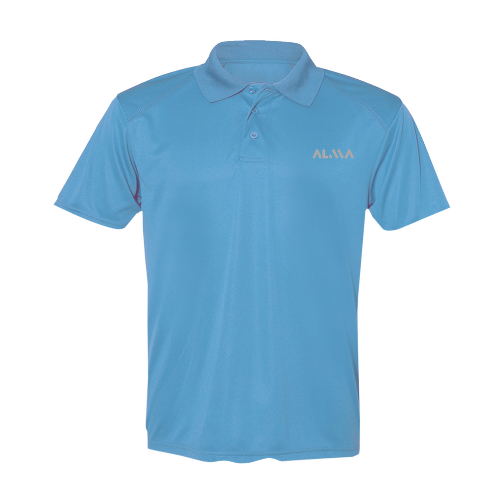 Men's Poly Buttoned Polo I Alma Brand