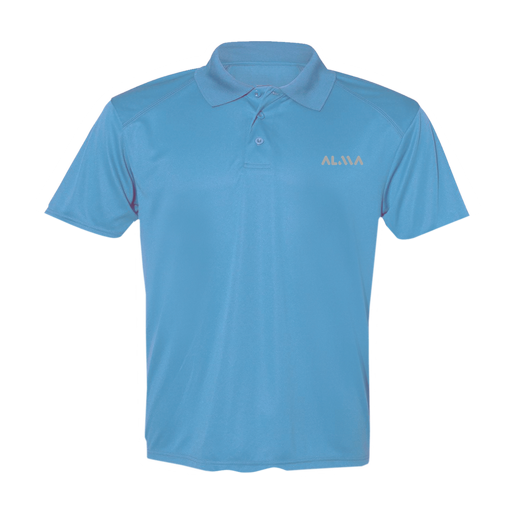 Men's Poly Buttoned Polo I Alma Brand