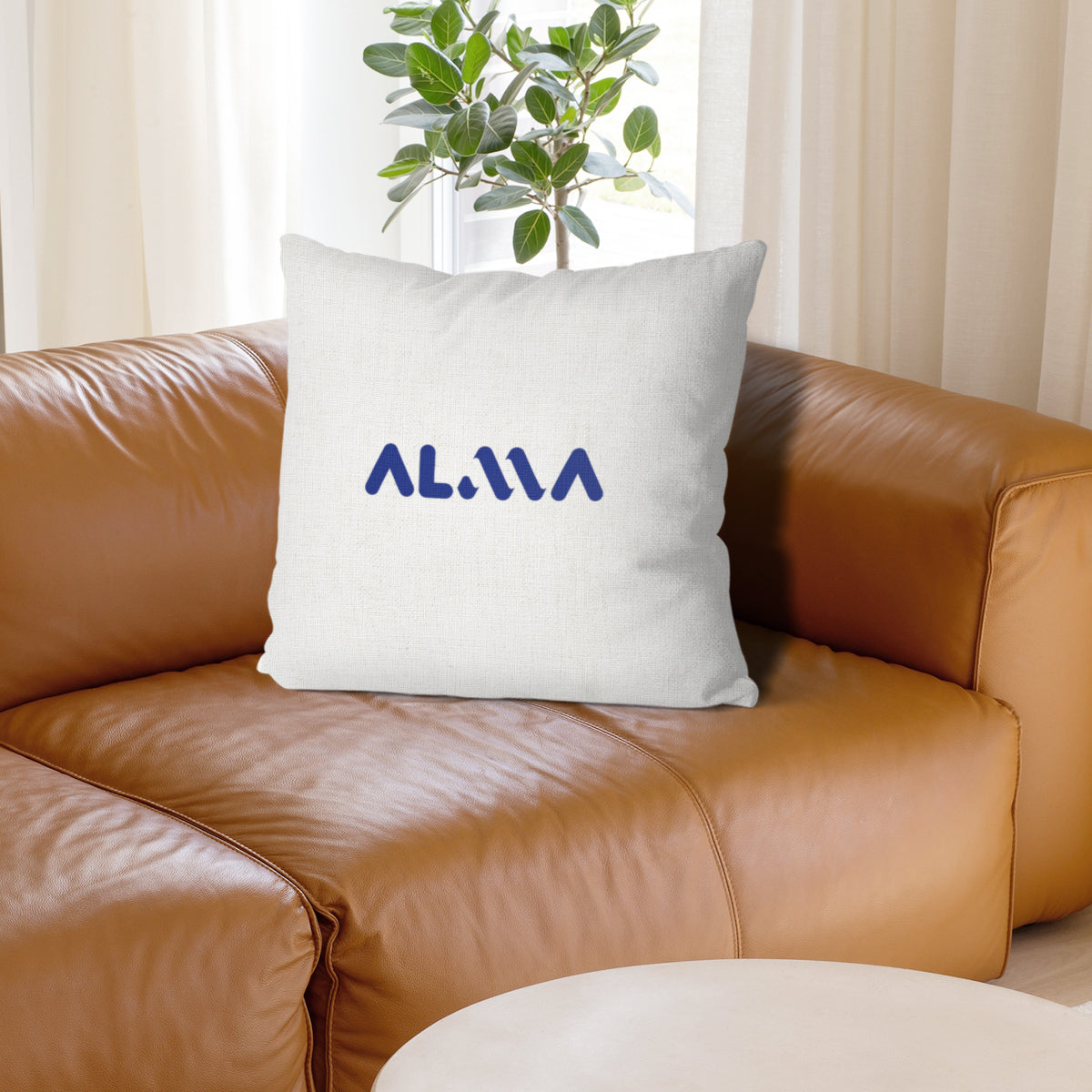 Cushion cover - beige (double-sided)｜Alma Brand