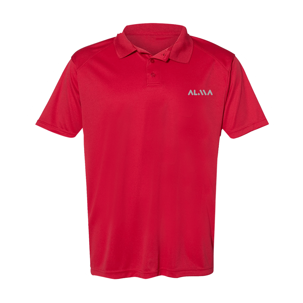 Men's Poly Buttoned Polo I Alma Brand