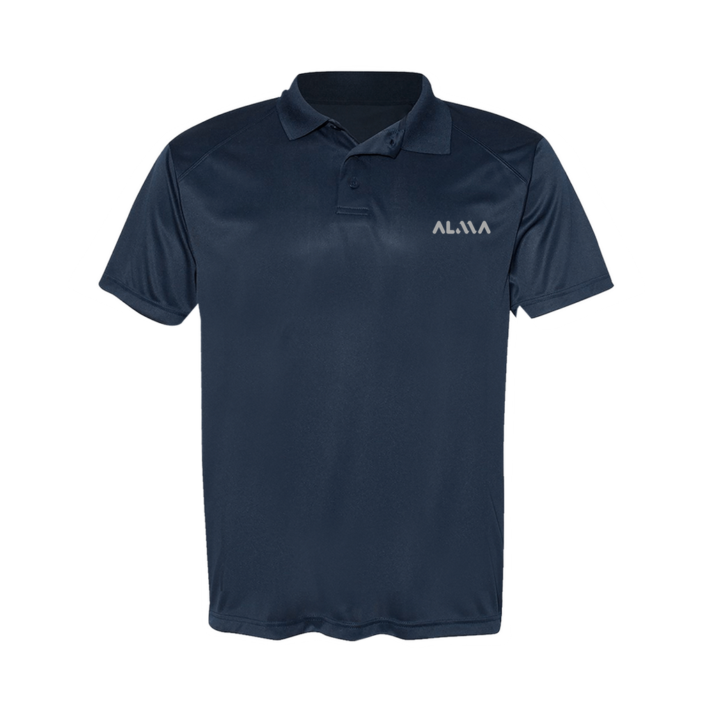 Men's Poly Buttoned Polo I Alma Brand