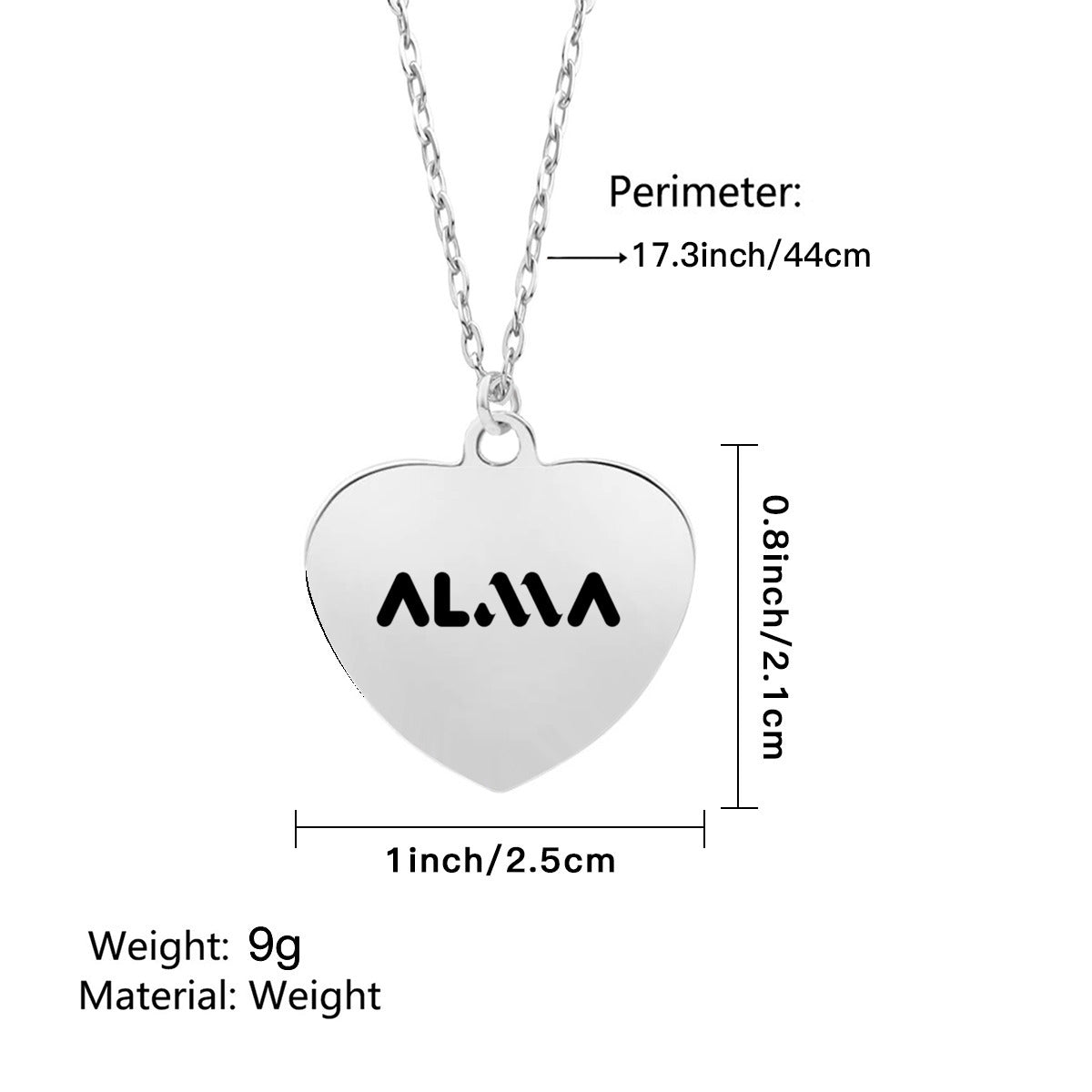 Christmas Gift Heart Necklace | Alma Brand