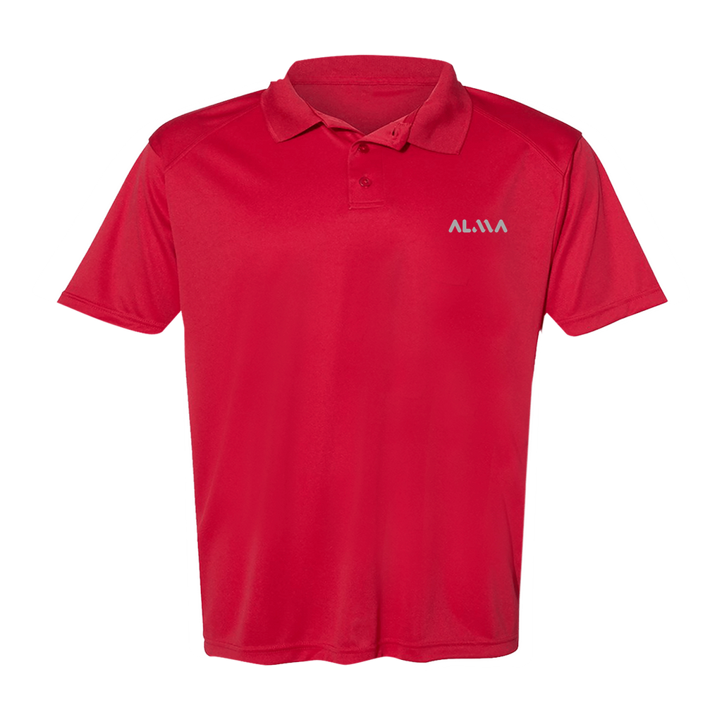 Men's Poly Buttoned Polo I Alma Brand