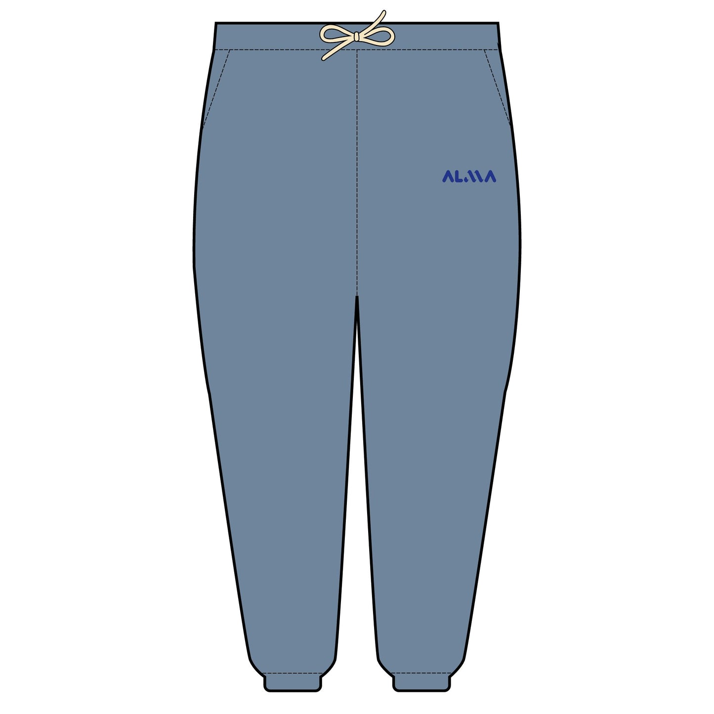 Unisex Garment-Dyed Lightweight Fleece Sweatpants