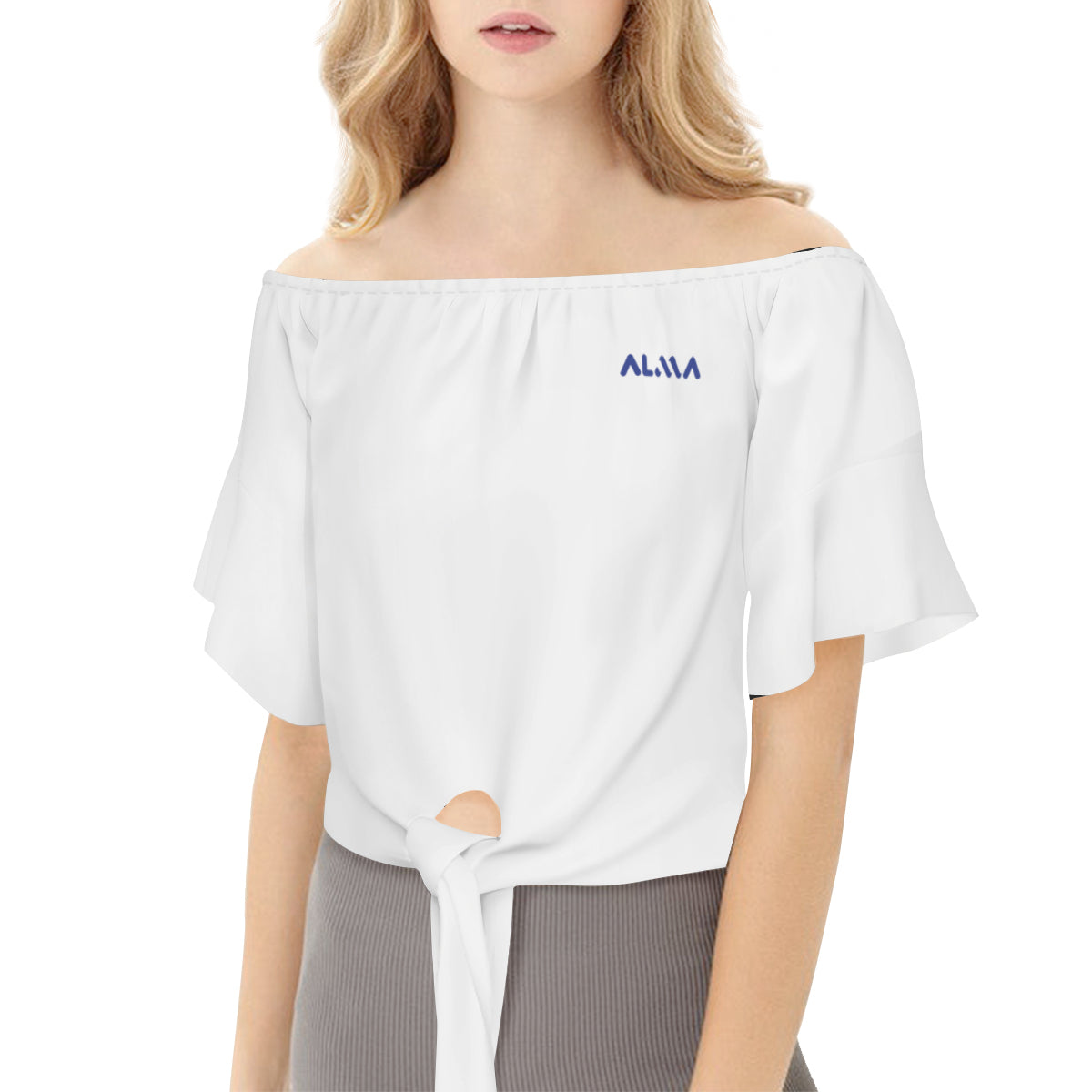 Women's One-shoulder T-shirt Alma Brand 24052