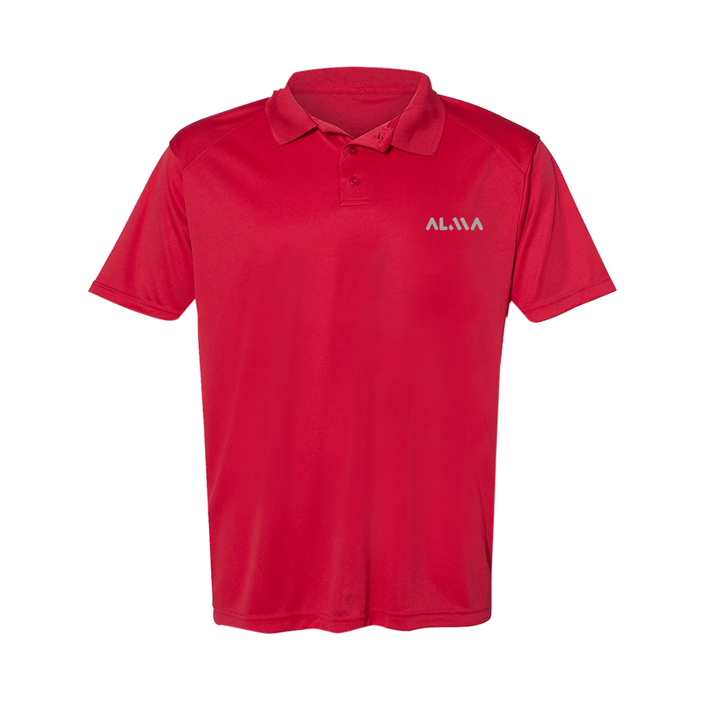 Men's Poly Buttoned Polo I Alma Brand