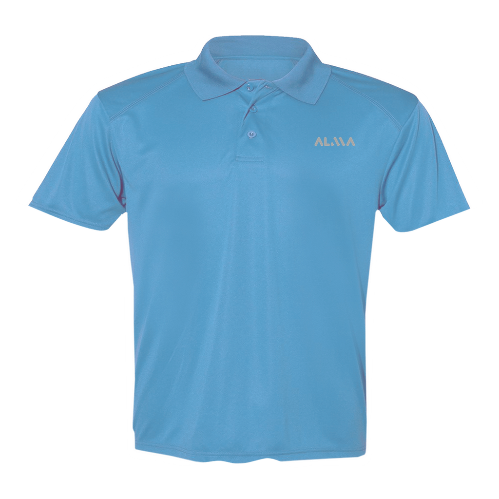 Men's Poly Buttoned Polo I Alma Brand