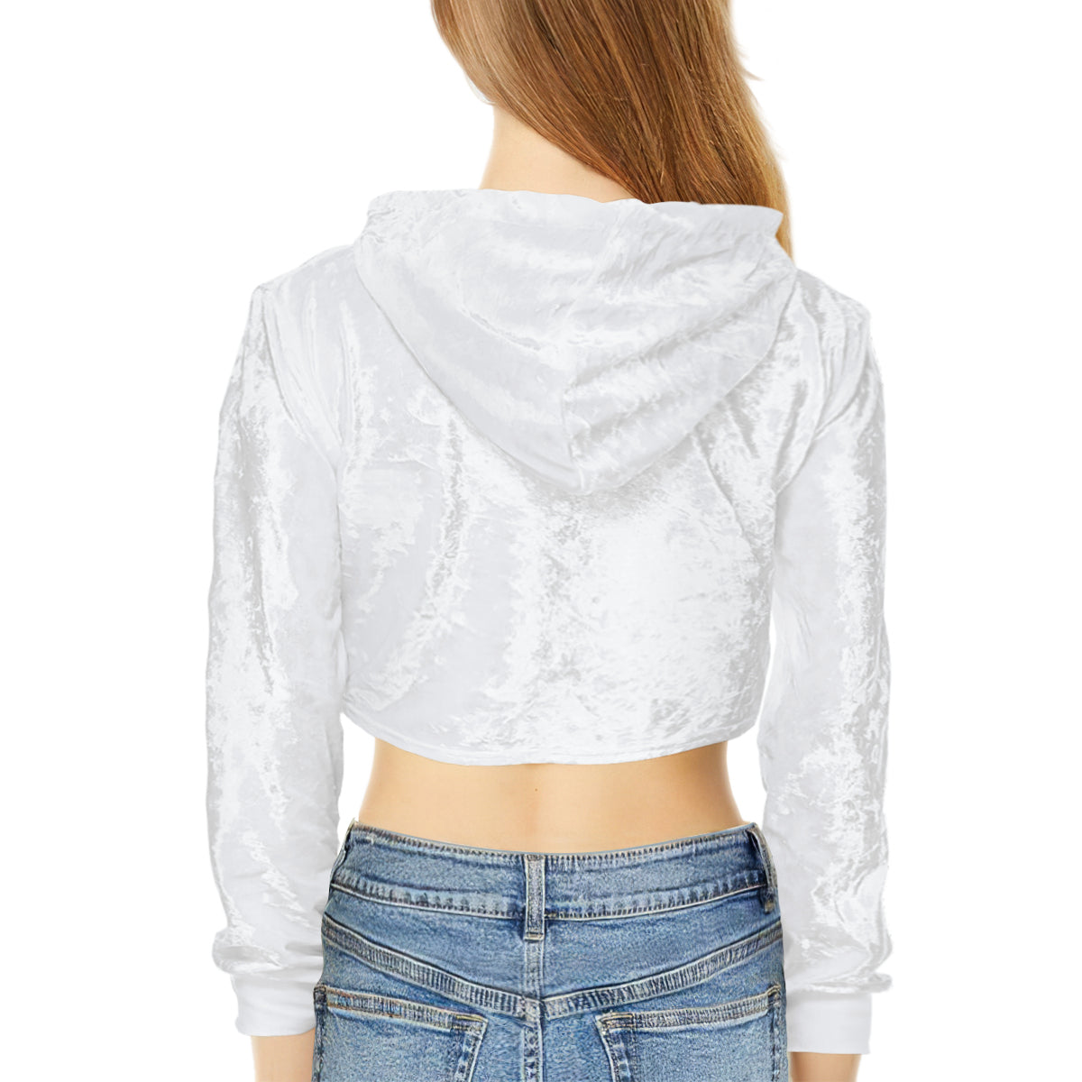 Women's Crop Top Hoodie Alma Brand 24050