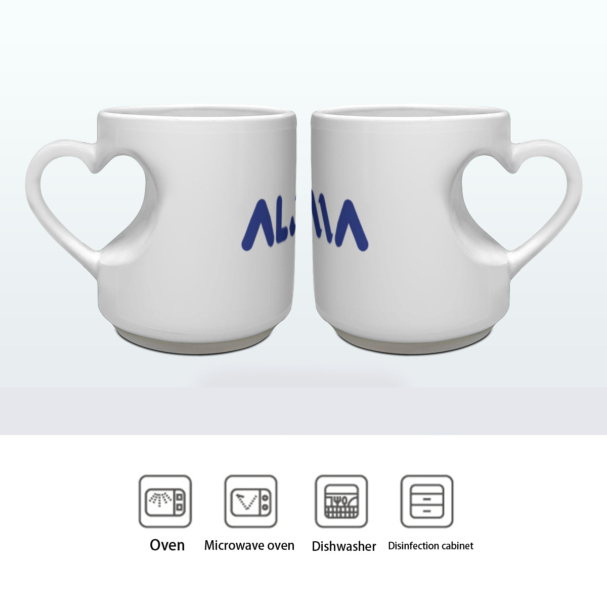 Heart Shaped Mug (325ml/11oz) | Alma Brand