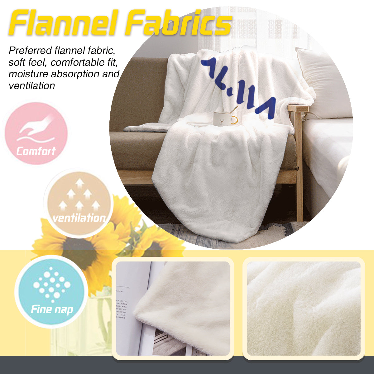 Blanket (Vertical) 350GSM Flannel I Alma Brand