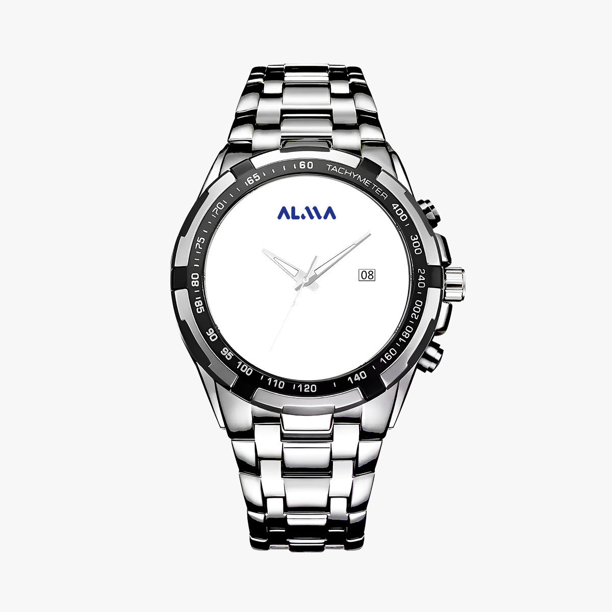 Silver Metal Watch Alma Brand