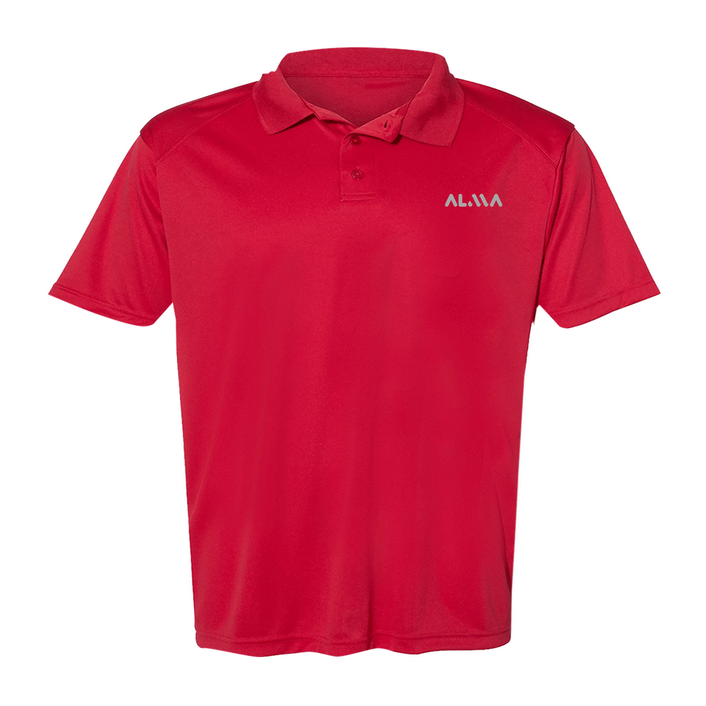 Men's Poly Buttoned Polo I Alma Brand