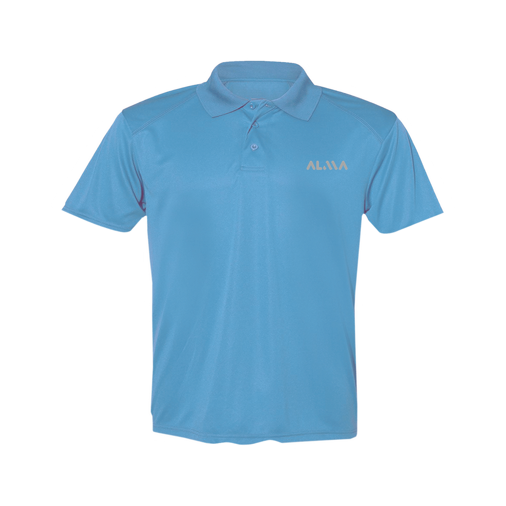 Men's Poly Buttoned Polo I Alma Brand