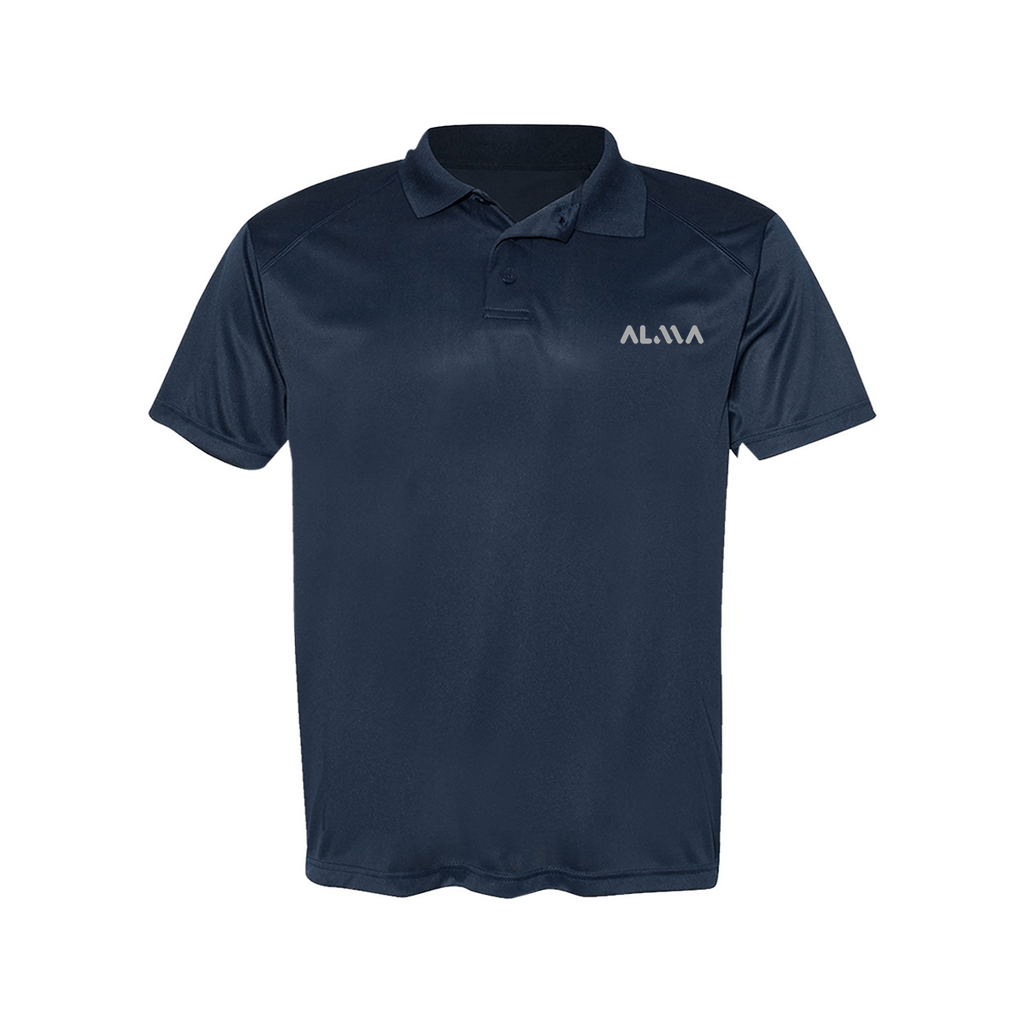 Men's Poly Buttoned Polo I Alma Brand