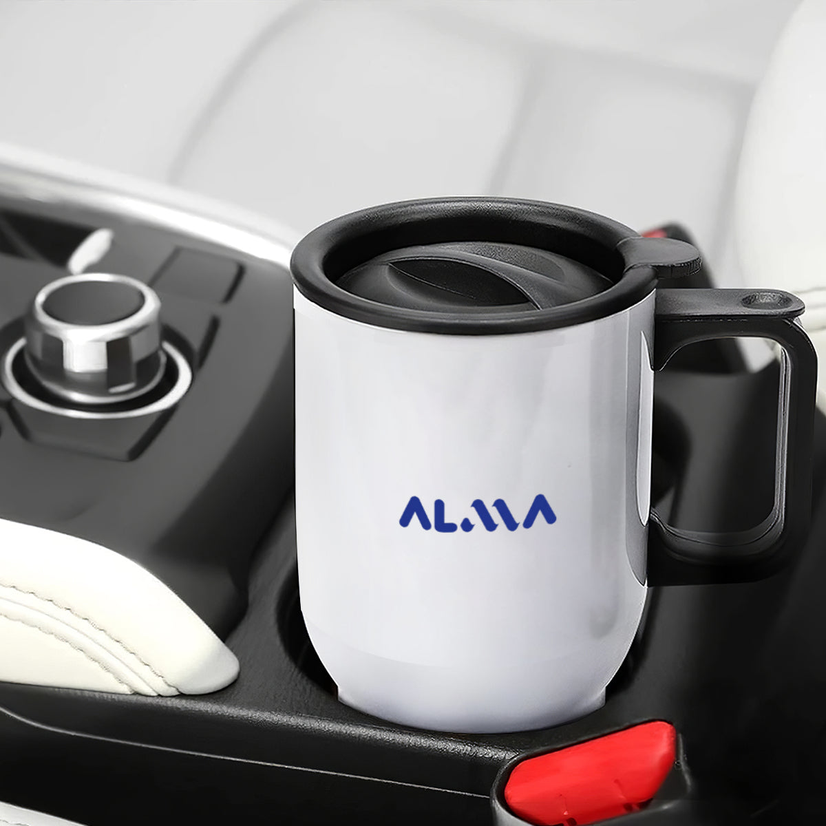 14oz Tumbler with Handle, Travel Mug | Alma Brand