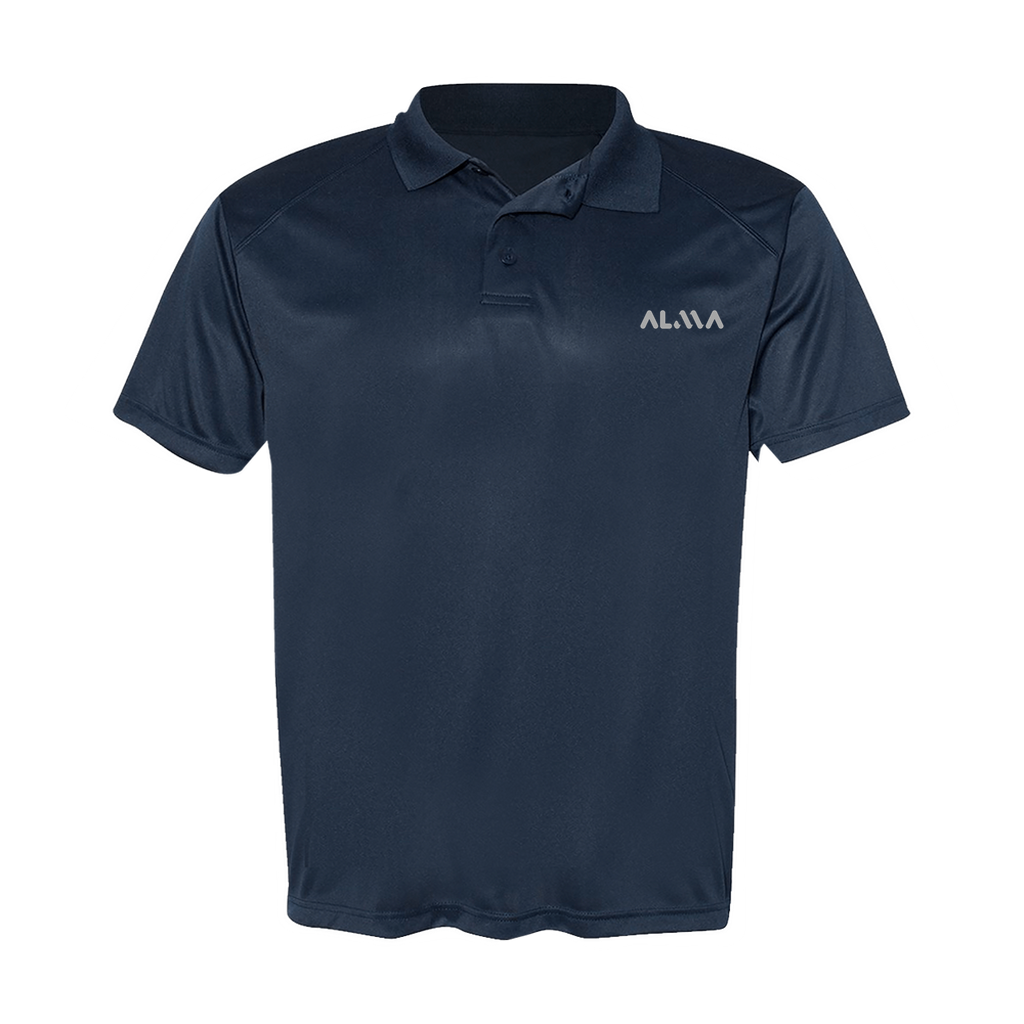 Men's Poly Buttoned Polo I Alma Brand